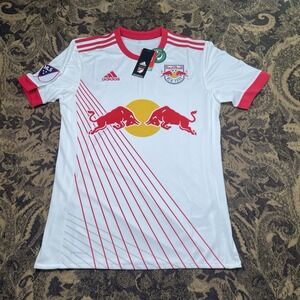 Adidas MLS New York Red Bulls Home Soccer Jersey Mens Size Small New 2017